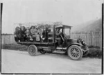 Bus operated by P Callaghan, general carriers, Hastings