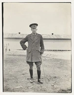 Colonel T A Hunter, New Zealand Dental Corps, at Featherston, Wairarapa - Photograph taken by Dr Henry Allison