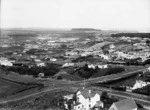 Patea, looking towards the river mouth from the watertower