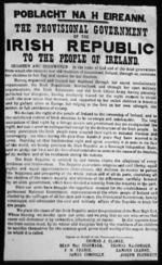Poblacht Na H Eireann; the Provisional Government of the Irish Republic to the people of Ireland