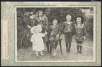 Group portrait of the Bibby children
