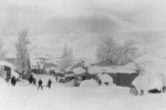 Snow at St Bathans township, Central Otago - Photograph taken by F M Pyle
