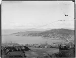 Creator unknown :Photograph of Te Aro, Wellington, and surrounding area