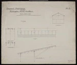 Clere, Frederick de Jersey, 1856-1952 :Proposed boat-house for the Wellington Naval Artillery, 1894. Elevations and cross-sections. / Clere, Fitzgerald & Richmond.
