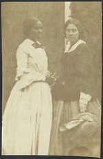 Portrait of Jessie Crawford and Nurse Edgar