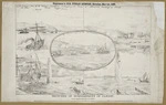 Fodor, George Ferdinand, 1860?-1930 :Sketches of bombardment of Oamaru. Dunedin, 1886