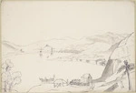 [Crawford, James Coutts] 1817-1889 :Town of Wellington Port Nicholson N. Zealand [1846 or 1847?]