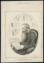 [Palmer, Charles, 1841?-1928] :Observer cartoons no. 19 - The Right Rev Dr Cowie, Bishop of Auckland. Supplement to the "Observer", May 20. Wilson & Horton, Auckland [1882]