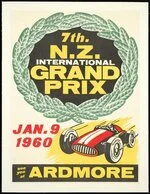 New Zealand International Grand Prix (Inc.) :7th N.Z. International Grand Prix. Jan. 9 1960. see you at Ardmore [1960]