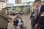 Vietnam veterans meeting before a parade, Wellington - Photograph taken by Jo Head