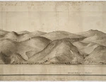 Severn, Henry A :Sketch panorama of Thames Goldfield [Section two of seven]. - [1875?]