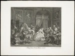 Hogarth, William, 1697-1764 :Marriage a-la-Mode. [The Countess's levee]. Plate IV. Invented, painted & published by Wm Hogarth. Engraved by S Ravenet according to Act of Parliament April 1st 1745.