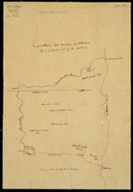 [Creator unknown] :Rough sketch Govt. purchase at Okawa. [ms map]. [ca.1859]