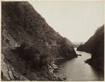 Manawatu Gorge - Photograph taken by Wrigglesworth and Binns