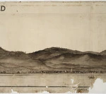 Severn, Henry A :Sketch panorama of Thames Goldfield [Section six of seven]. - [1875?]