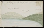 Haast, Johann Franz Julius von, 1822-1887: Aussicht von dem nördlichen Hintersee nach (Rotoiti) Norden. 14 Januar 1860.