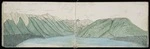 Haast, Johann Franz Julius von, 1822-1887: Ansicht des Rotoiti - von dem nördlichen Ufer der Innersees nach Süden. 15 Januar 1860