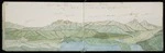 Haast, Johann Franz Julius von, 1822-1887: Ansicht nach Norden von Mount Robert auf d. Rotoiti & durch den Wairaupaß