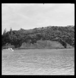 Names of ships written on Opua hillside