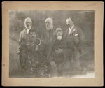 Creator unknown :Group photograph of Huntly Elliot, Stephenson Percy Smith, Frank Waldegrave and others
