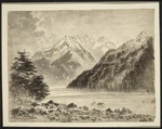 [Moreton, Samuel Horatio], 1845?-1921 :Head of Lake McKerrow, west coast [of] Otago. [ca 1890]