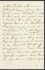 Page of letter from Isabella Gascoigne to McLean