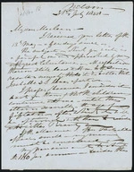 First page of letter from Charles Gascoigne to McLean