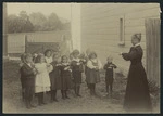 Mary Richmond teaching her class