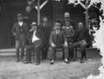 Ross, Malcolm, 1862-1930 :Group at Waikaremoana