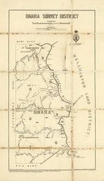 New Zealand. Department of Lands and Survey :Omara Survey District - Taranaki [map]. 1904