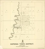 New Zealand. Department of Lands and Survey : Kaponga Town District [map]. 1907