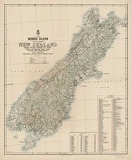 New Zealand. Department of Lands and Survey : Middle Island (Te Wai-Pounamu) New Zealand - showing waterfalls for electric power, and catchment areas of the principal New Zealand rivers [map with ms annotations]. 1904