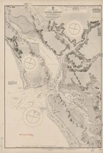 Great Britain. Hydrographic Office : Kaipara Harbour [map with ms annotations]. 1938