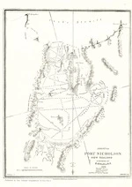 New Zealand Geographical Society Inc : Chart of Port Nicholson New Zealand [facsimile]. 1839