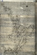 Chapman, George Thompson, 1824-1881 : Chapman's Map of the North Island of New Zealand including the Provinces of Auckland, Taranaki, Hawke's Bay, and Wellington with all the recent surveys [facsimile]. [ca 1866]