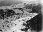 Hooker River and the terminal face of Mueller Glacier