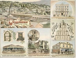 F W Niven & Co. :Geo Winder, cheapest ironmonger; Walter H Hall, dental surgeon; office of the "New Zealand Times" and "New Zealand Mail"; William Campbell's Oriental T Mart [ca 1893]