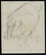 [New Zealand Army] :[Wellington Harbour defences] [map with ms annotations]. [ca.1942].