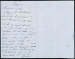 Letter from Te Kuini to McLean