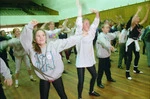 Children at a dance workshop, Lower Hutt, New Zealand - Photograph taken by John Nicholson