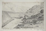 [Buchanan, John] 1819-1898 :Junction of the Kawarau & Clutha rivers (first sketch ever made) Reconnaisance Survey 1856