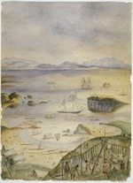 Artist unknown :[Aorere, Golden Bay ca 1843]
