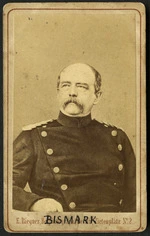Biegner, E fl 1870s :Portrait of Bismarck, Prince Otto E L von 1815-1898