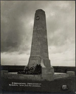 Memorial to the men of the New Zealand Division, 's Graventafel Ridge, Belgium - Photograph taken by Anthony, D'Ypres