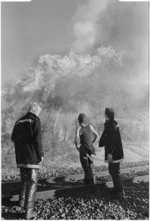 Firefighters at Upper Hutt fire