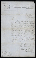 Letter of appointment for John Marshall