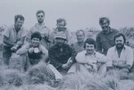 Members of 1980 expedition to Macauley Island