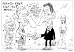 Franco-Brit relations improve.. "The nicest thing about Sarkozy is his wife!" 28 March, 2008