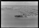 Waitemata Harbour, with a flotilla of yachts, as the 'Royal Regatta'