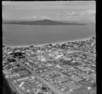 Suburb of Takapuna looking towards Rangitoto Island